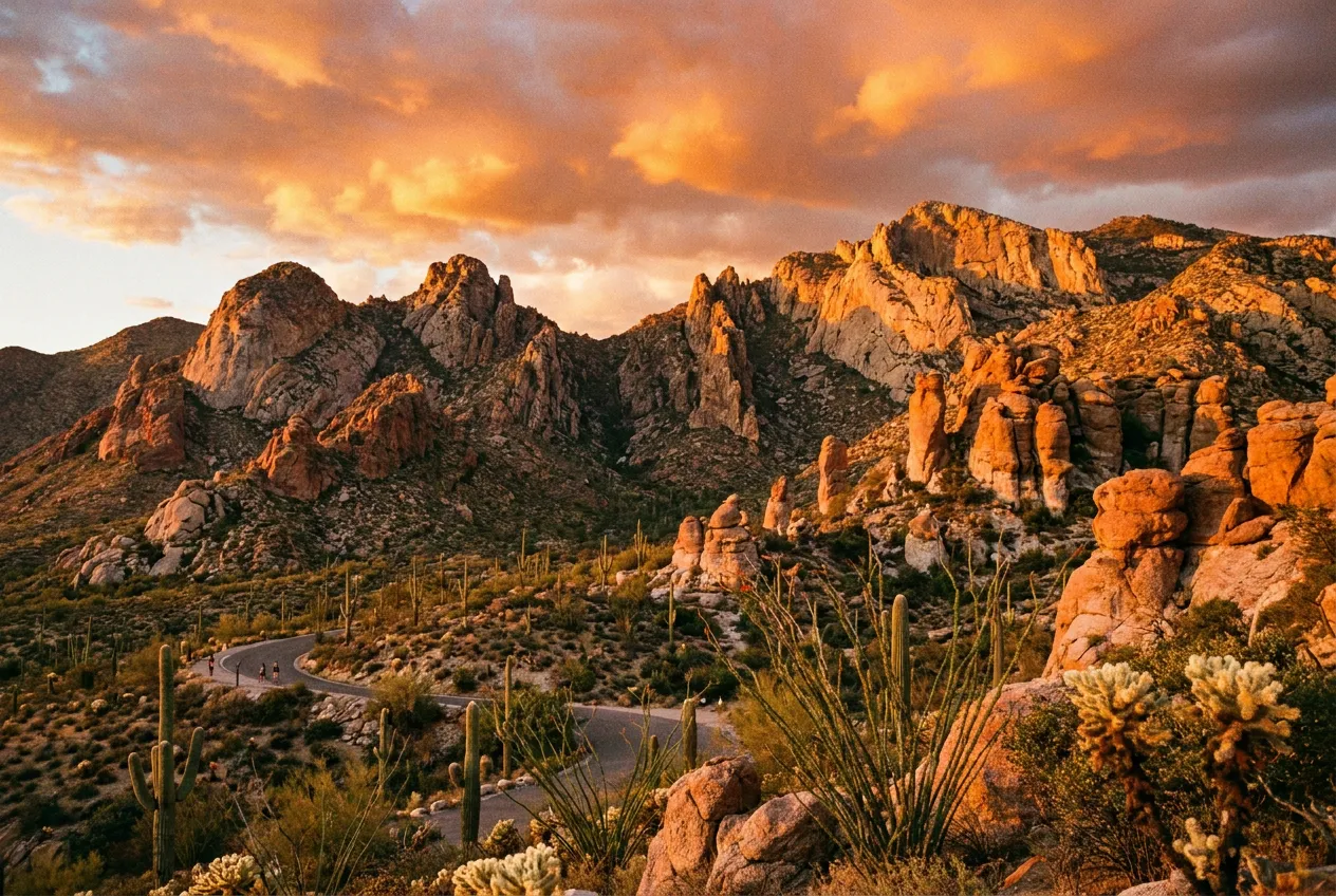 Santa Catalina Mountains and Mount Lemmon