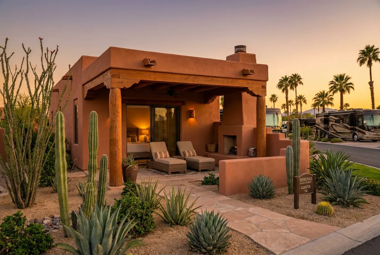Southwestern casita rental home at the resort