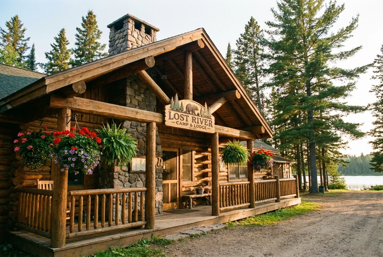 The rustic camp store