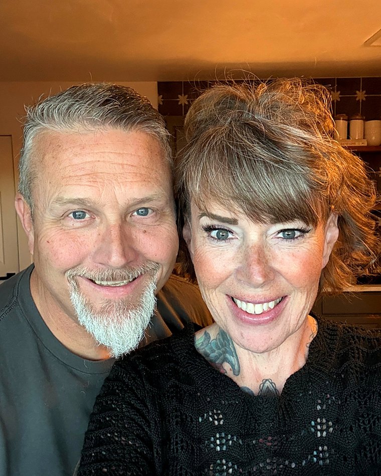 Traci and Greg at home