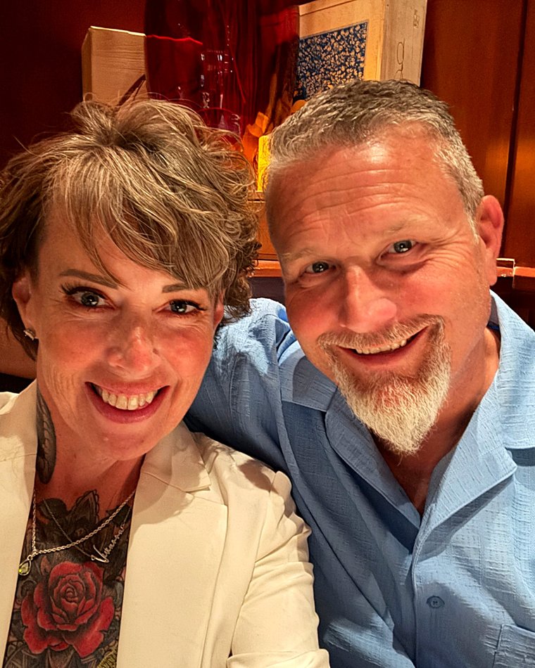 Traci and Greg out to dinner