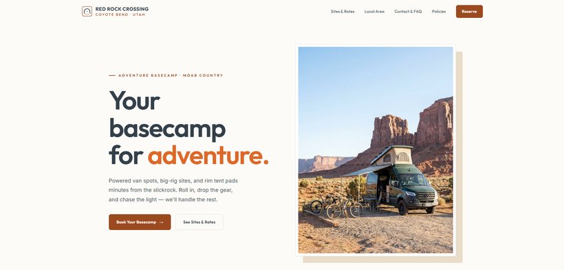 Canyon Trail template — Red Rock Crossing home page