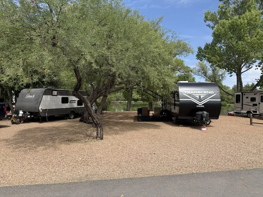 RV sites at The Lakes